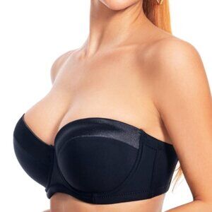 Dvpol Plus Size Strapless Bras for Women 46C